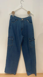 Load image into Gallery viewer, Calça Pantalona Jeans Outside - Cód. 1048