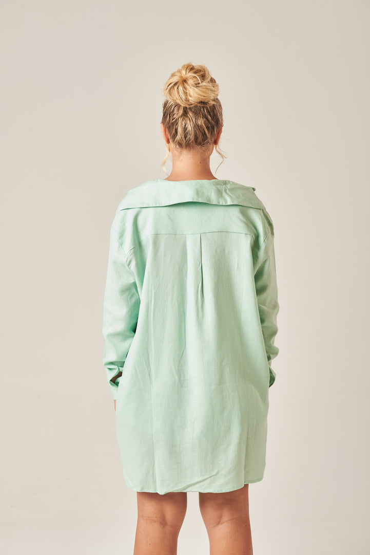 Oversized Linen T-Shirt