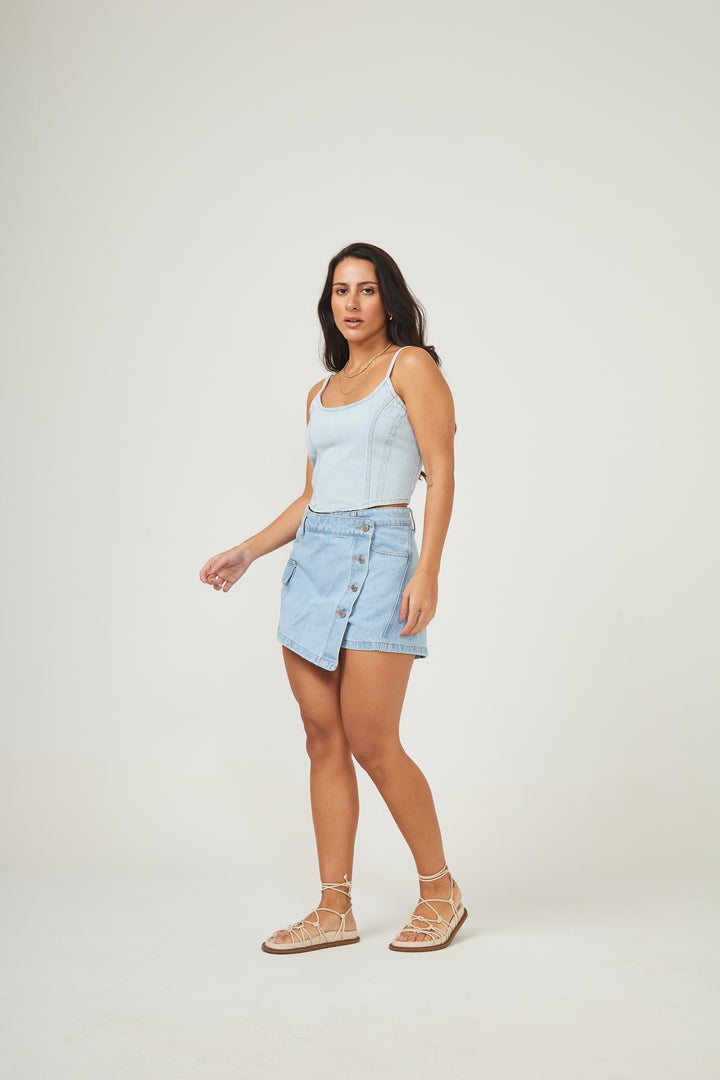 Short-saia Jeans