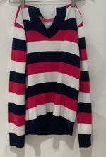 Visualizar imagem da galeria, Blusa de frio Manga longa listrada - Cód. 128
