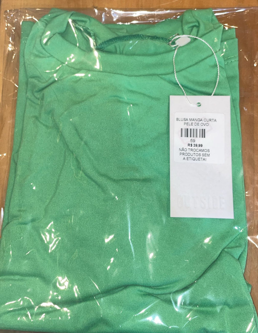 Blusa Manga curta pele de ovo - Cód. 59