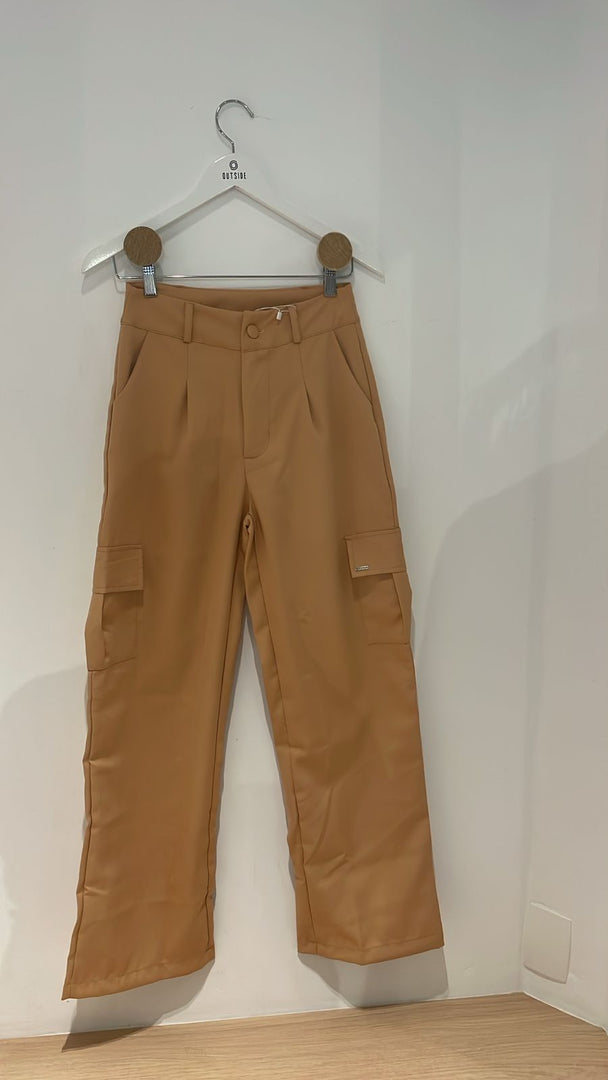 Calça social com botões e bolso na lateral - Cód. 1011