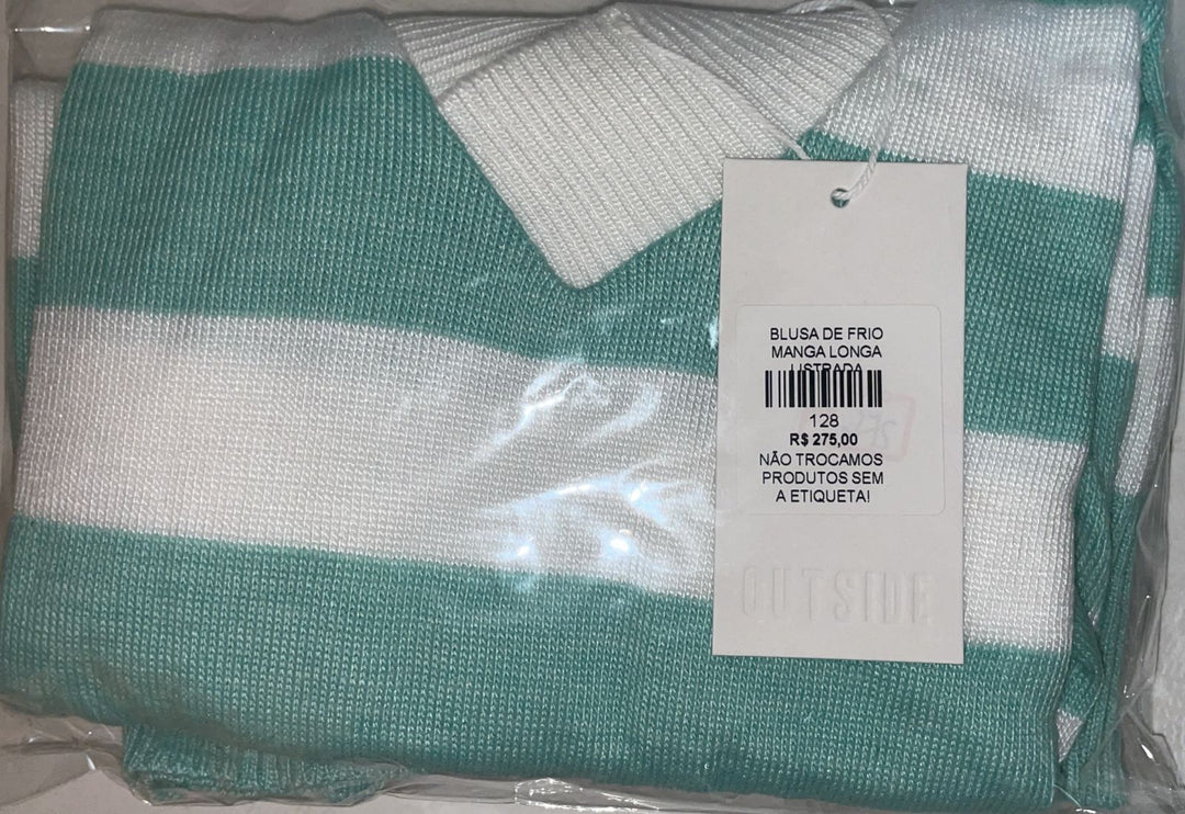Blusa de frio Manga longa listrada - Cód. 128