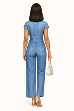 Visualizar imagem da galeria, Conjunto Jeans - Cód. 1080
